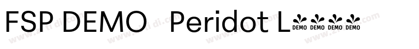 FSP DEMO   Peridot L字体转换